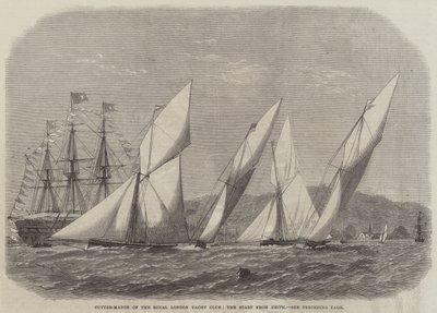 Cutter-Match of the Royal London Yacht Club, the Start from Erith by Edwin Weedon